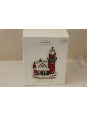 NEW Hallmark 2008 Lighthouse Greetings Ornament – 12th in Series Magic Light